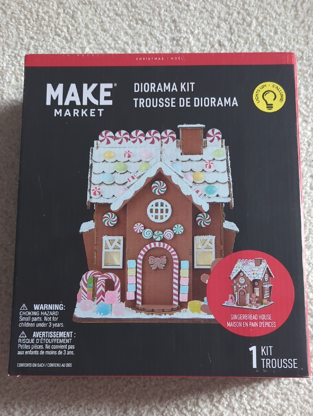 3 For $30. Make Market Gingerbread House Diorama Kit